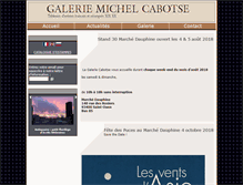Tablet Screenshot of michelcabotse.com